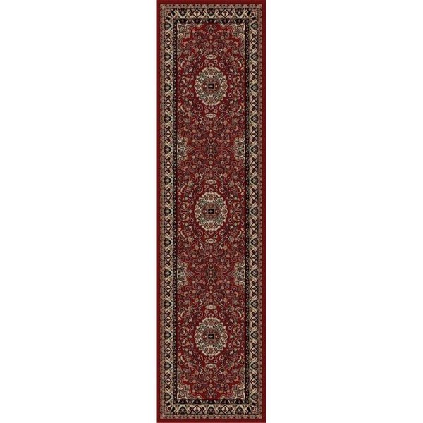 Concord Global 10 ft. 11 in. x 15 ft. Persian Classics Isfahan - Red 2030T